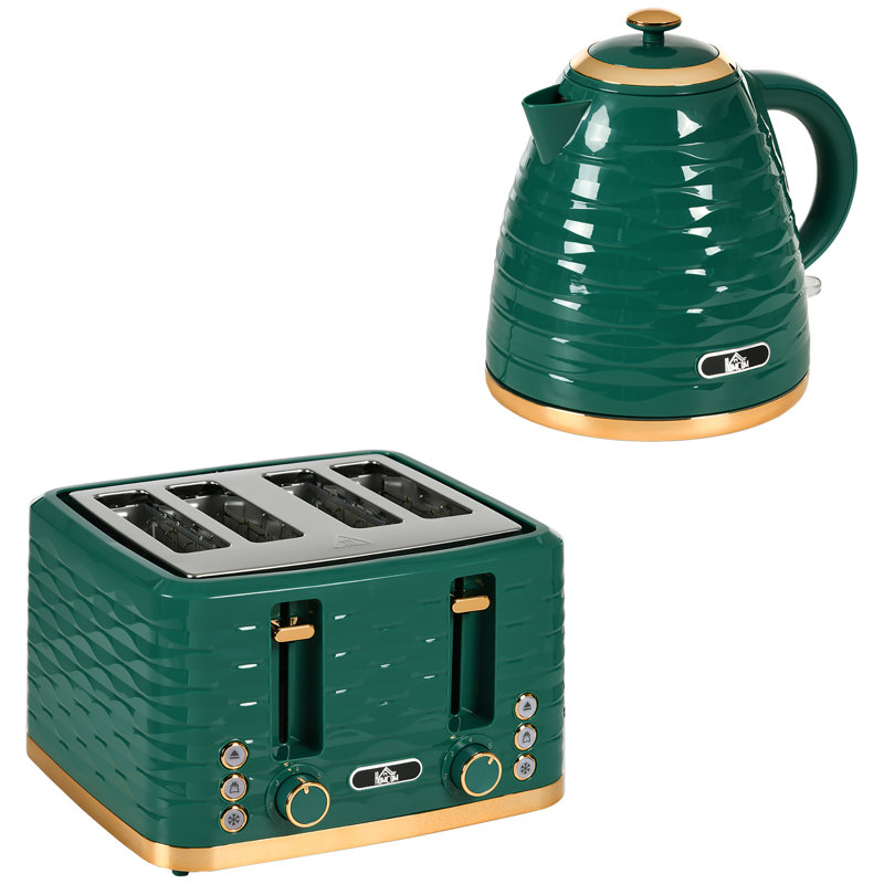 Kettle and Toaster Set, Green