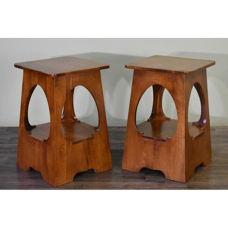 Table de bout en bois massif Hardester