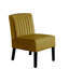 2Pièces de salon de style Mid-Century moderne, velours jaune, pieds en bois massif, aspect décoratif de 2, jaune, revêtement en velours, chambre de luxe-922555450