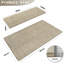 Ensemble de tapis d'escalier intérieur antidérapant Kayella (14 pièces) avec tapis de réception (1 pièce)-1206795442