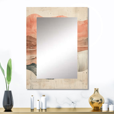 Native Horse Freedom Unbridled IV - miroir mural grand cheval, miroir unique moderne, impression sur métal