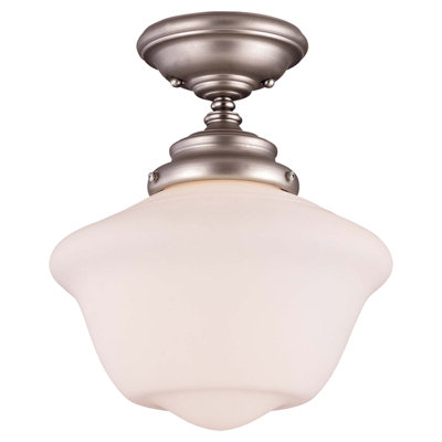Belgrave Falls Glass Semi Flush Mount