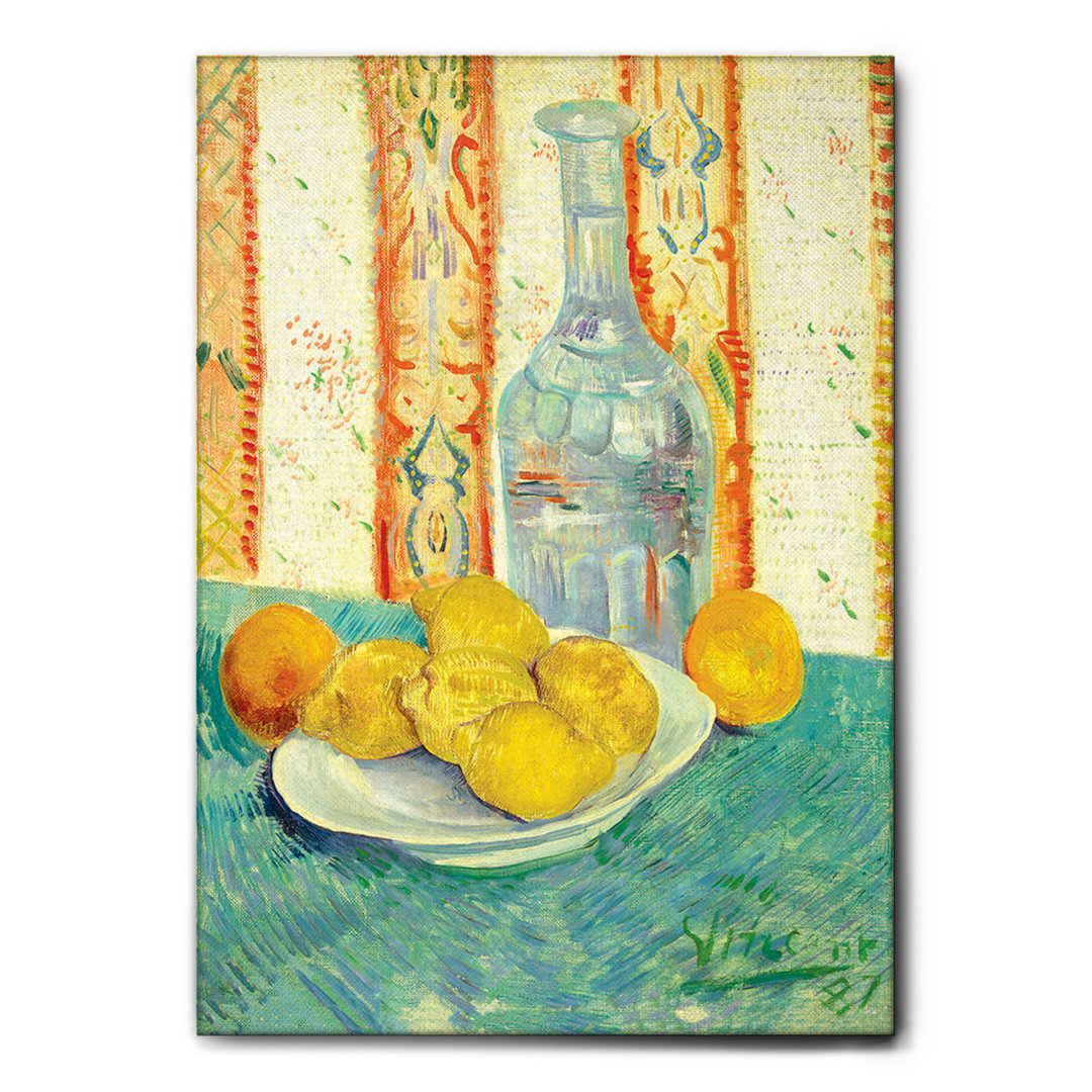 Kunstdruck Citrus Jug and Plate von Vincent Van Gogh