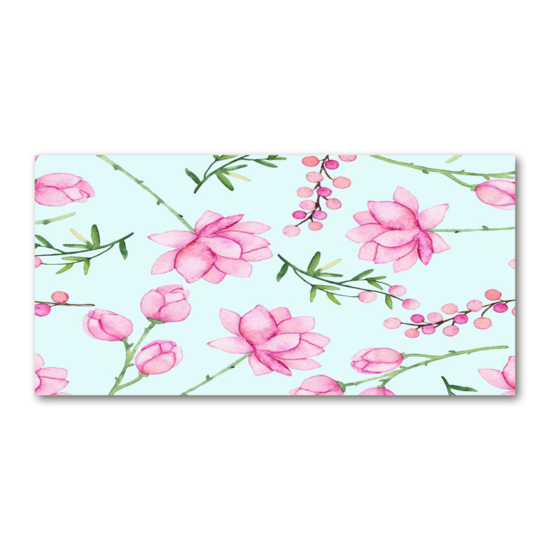 Flowers And Berries - Wrapped Canvas Print