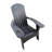 Outdoor Or Indoor Wood Adirondack Chair With An Hole To Hold Umbrella On The Arm ,Black-1111836181
