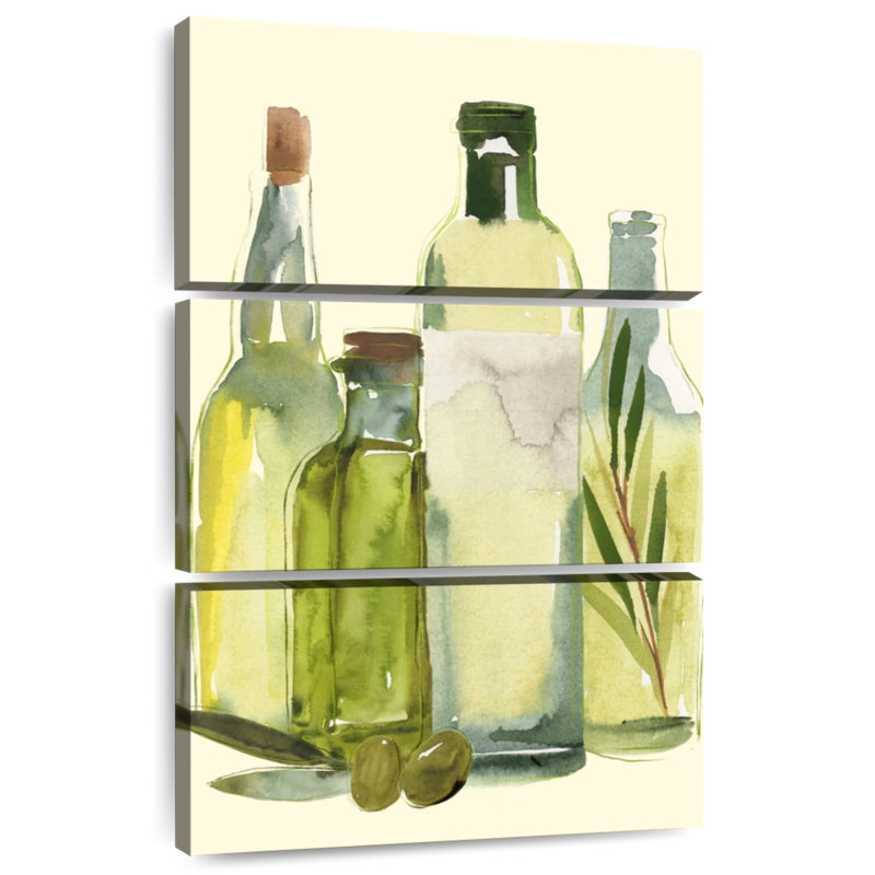 Ensemble d'huile d'olive I, H 32 po x l 20 po