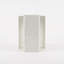 Table d'appoint hexagonale en marbre naturel blanc-364920326