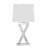 31-inch Tapered Mirrored Acrylic Table Lamp Silver