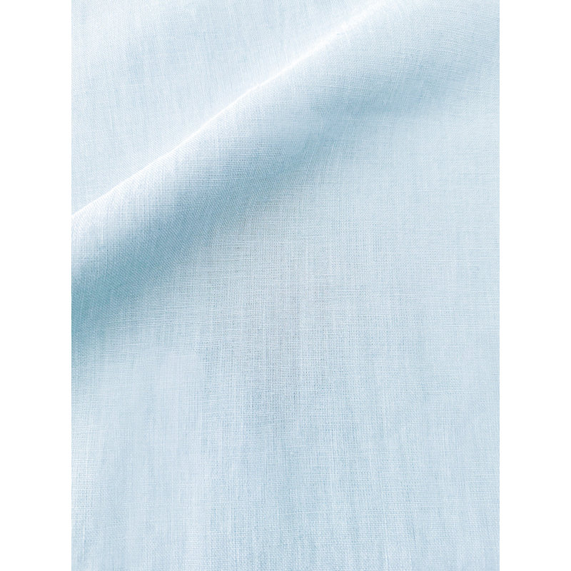 Coussin en lin bleu ciel 24x24, Bleu ciel