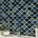 Domino Scallop 10 in. x 13 in. Glossy Porcelain Mosaic Tile
