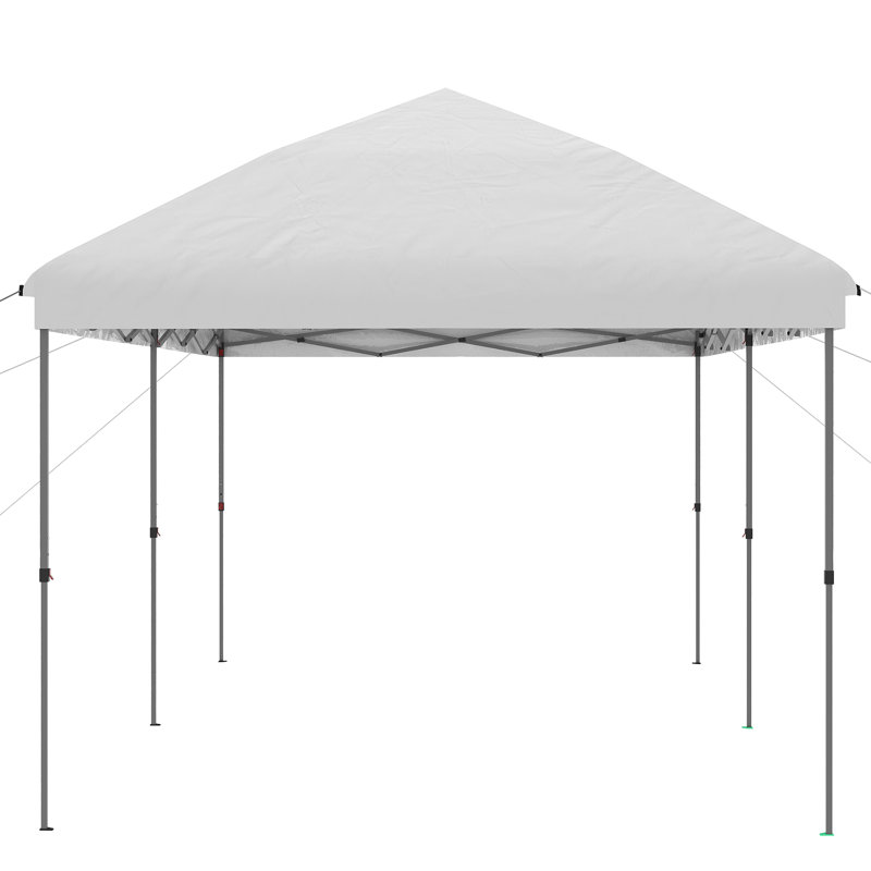 Outsunny 10' x 19' Pop Up Canopy with Easy Up Steel Frame