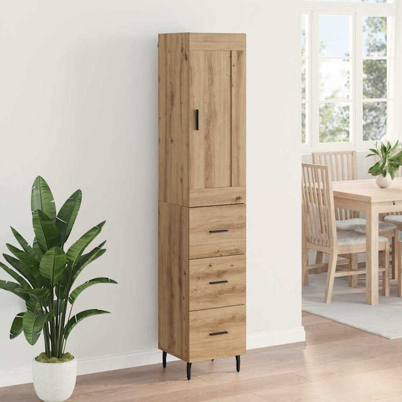 34.5cm Sideboard, Artisan Oak