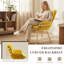 Fauteuil à oreilles Modern Velvet-2051586244