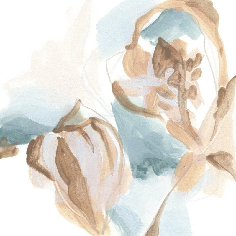 Abstracted Shells IV by June Erica Vess - Wrapped Canvas Painting, 30cm H x 30cm W x 3.8cm D