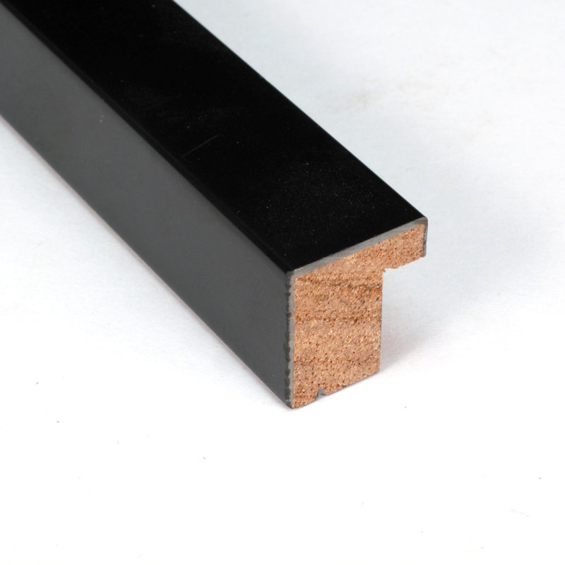 Deux par deux fleurs grises, impression sur papier par Frances Collett, Noir, H 21 po x l 17 po x P 1 po