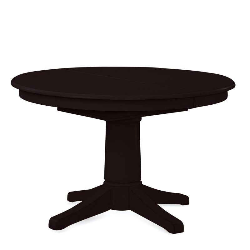 Hues Solid Wood Dining Table, Nickel