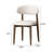 White Solid back side Chair(Set of 2)