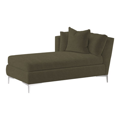 Aiden Velvet Chaise Lounge