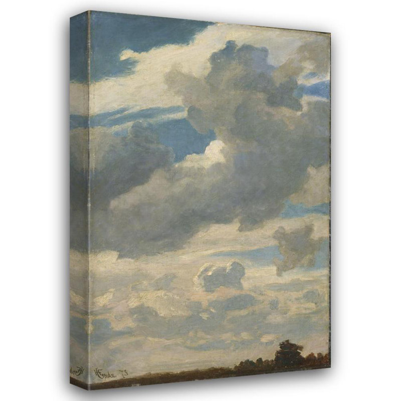 «Air Study» par Hans Gude - Art mural sur toile tendue avec châssis
