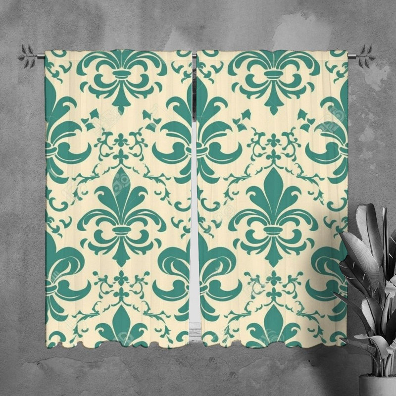 Paire de rideaux obscurcissant en polyester Zalika, L 20 po x L 61 po