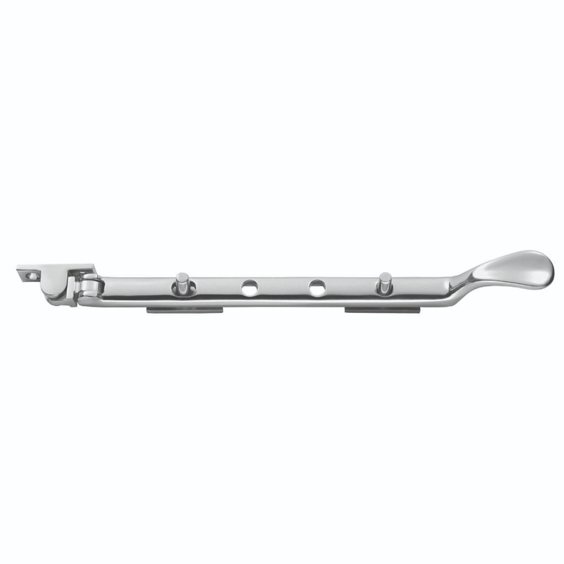 Siegmeyer Brass Curtain Hardware Accessory, 2.9cm H x 27cm W x 4.1cm D, Polished Chrome