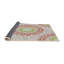 Tapis vert/rouge tissé à la machine-1771576546