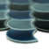 Domino Scallop 10 in. x 13 in. Glossy Porcelain Mosaic Tile