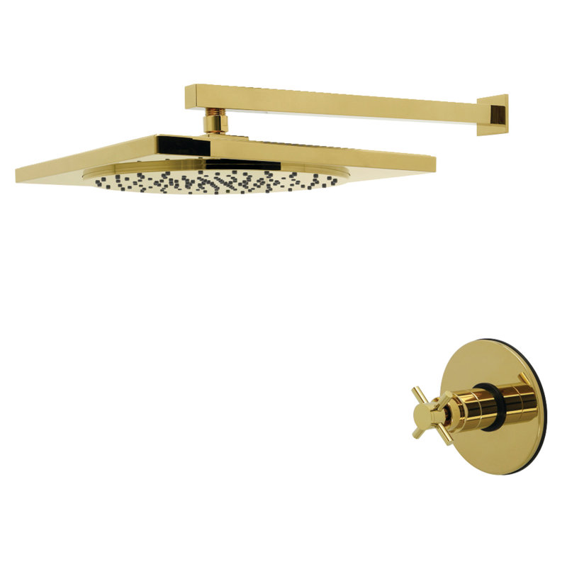 Kingston Brass Concord Single-Handle Pressure Balanced Shower Faucet, Polished Brass