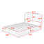 Lit plateforme tapissier avec rangement hydraulique Milanee-410157592-410157606