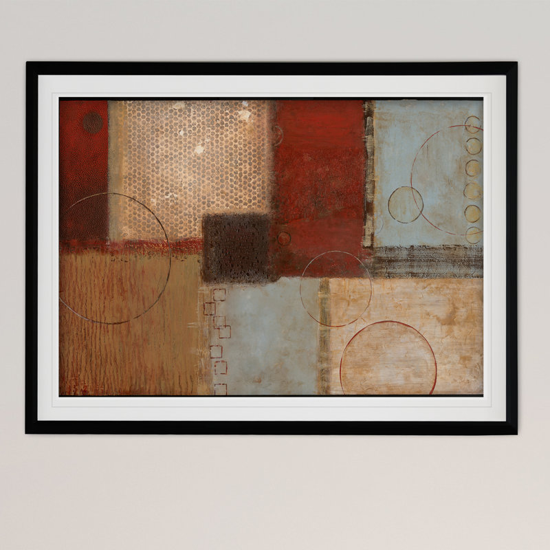 Seasons Go Round I - reproduction de cadre photo sur papier, H 26 po x l 36 po x P 1,5 po, Noir