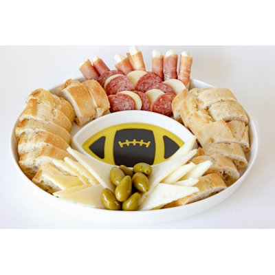Ebern Designs Toccara Porcelain Platter
