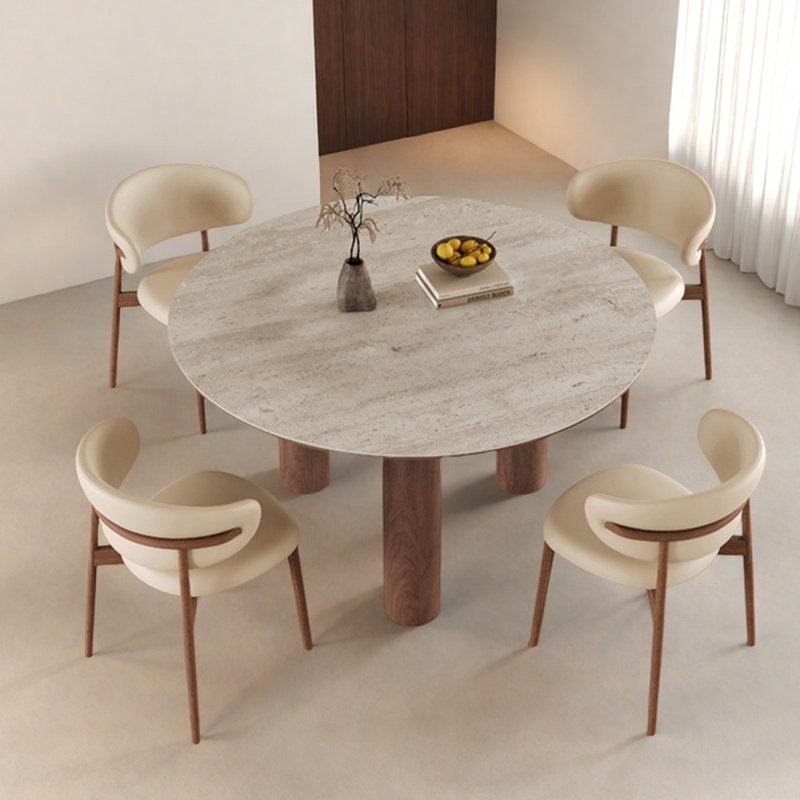 Excellente table et chaise de salle à manger confortable, H 29,5 po x L 53,1 po x l 53,1 po