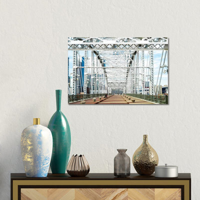 Shelby Pedestrian Bridge, Cumberland River by Susanne Kremer - No Frame Gallery-Wrapped Canvas Giclée on Canvas