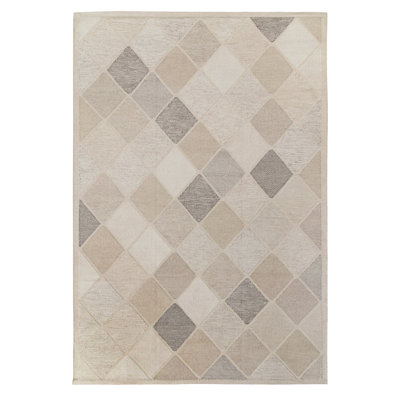 Scandinavian Wool Geometric Area Rug