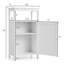 Armoire de salle de bain en bois 18 po x l 12 po x H 33 po - blanc-1131093147