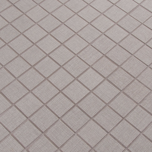 Copra Argent 12 in. x 12 in. Matte Porcelain Mosaic Floor and Wall Tile
