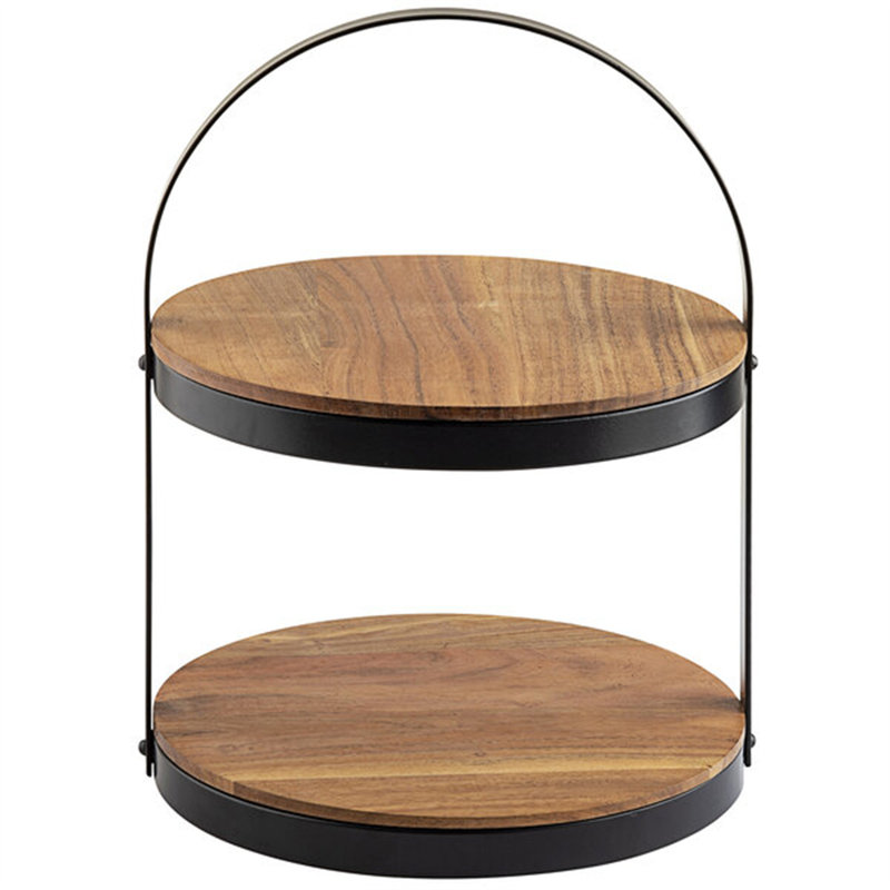 Présentoir à bois à deux niveaux Tablecraft 10719