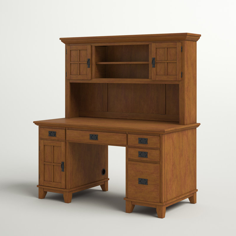Bureau avec huche Rhaven, Chêne