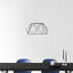 Roibin Single Light Metal Dimmable LED Geometric Chandelier