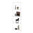 5-Tier Corner Shelf Stand, 11.7'' W Display Storage Shelf