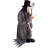 Haunted Hill Farm  48 In. Motion-Activated Crouching Grave Digger by Tekky, Talking Halloween Animatronic