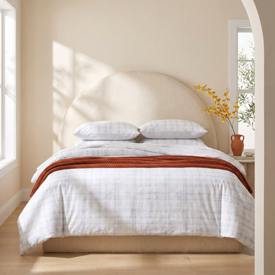 Plaid Cotton Comforter Set
