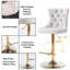 Tabouret pivotant à hauteur réglable Hukam-273615978-273615981