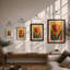 Single Stem Study Botanical - Framed Print-1204227041-1204227050