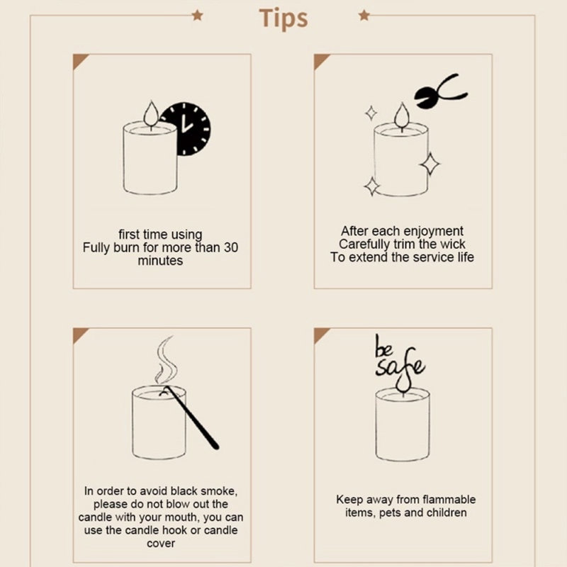 Bougie pilier Soy Wax