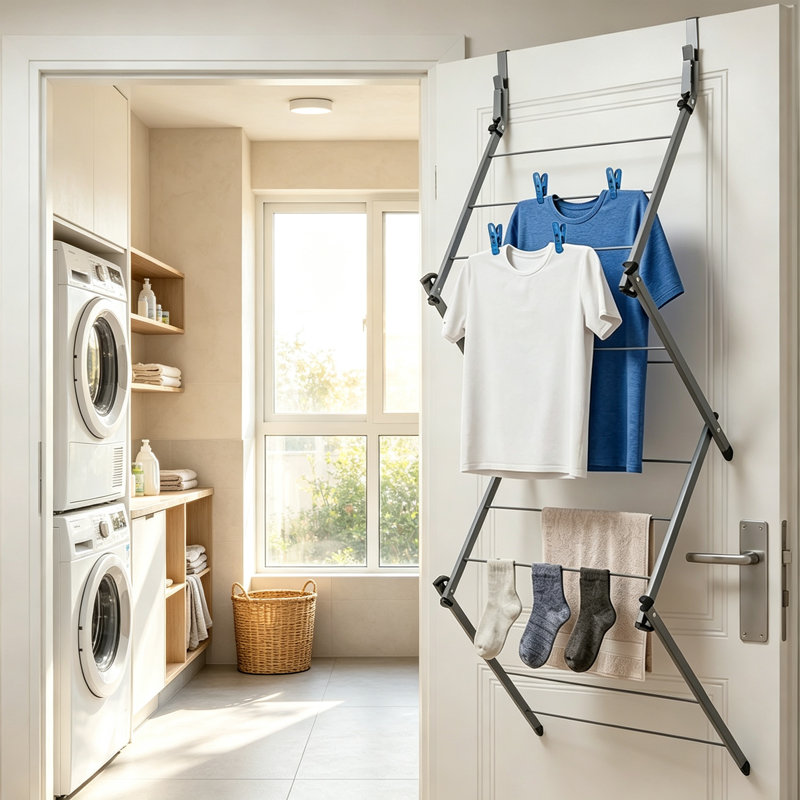 Alloy Steel, Plastic Retractable Clothesline