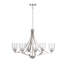 Lustre traditionnel 6 lumières à abat-jour Marlow