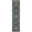 Tapis de couloir en Tapis décoratif laine noué à la main de conception unique Ivoire 2 pi 5 po x 9 pi 5 po Baccio 2000 Ziegler Kafkaz