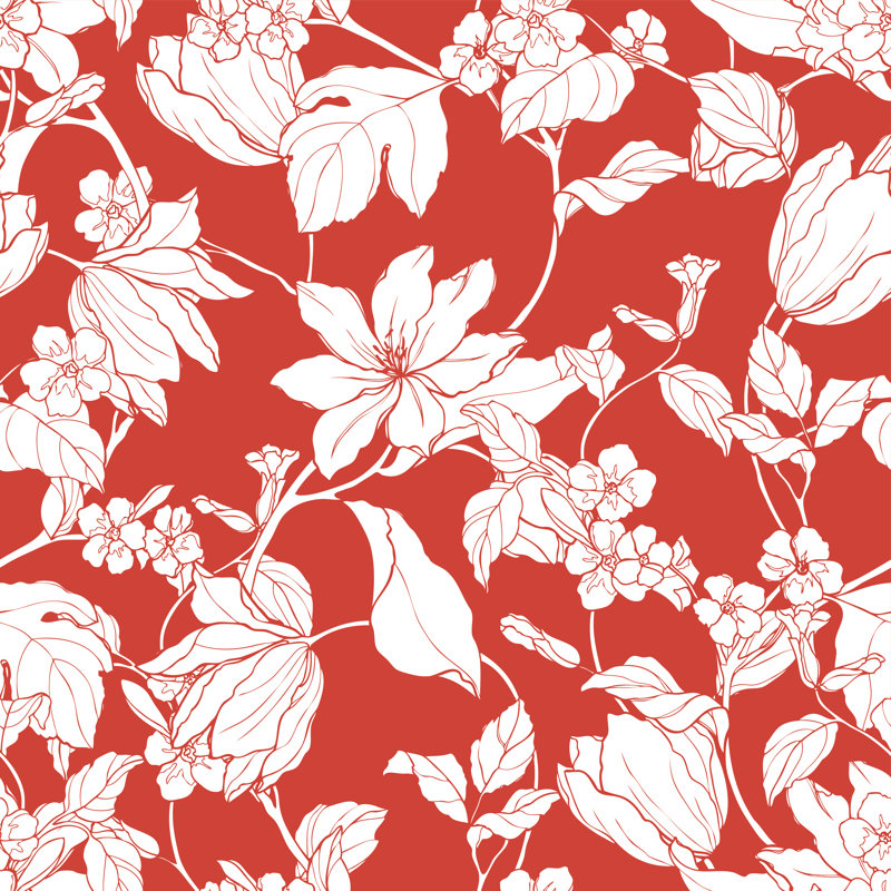 Tulipes et magnolia Adanelly par Polina21, H 36 po x l 36 po x P 1,25 po