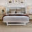 Mandujano Solid Wood Murphy Bed Chest with 6" Mattress and Built-in Charging Station-1809133758